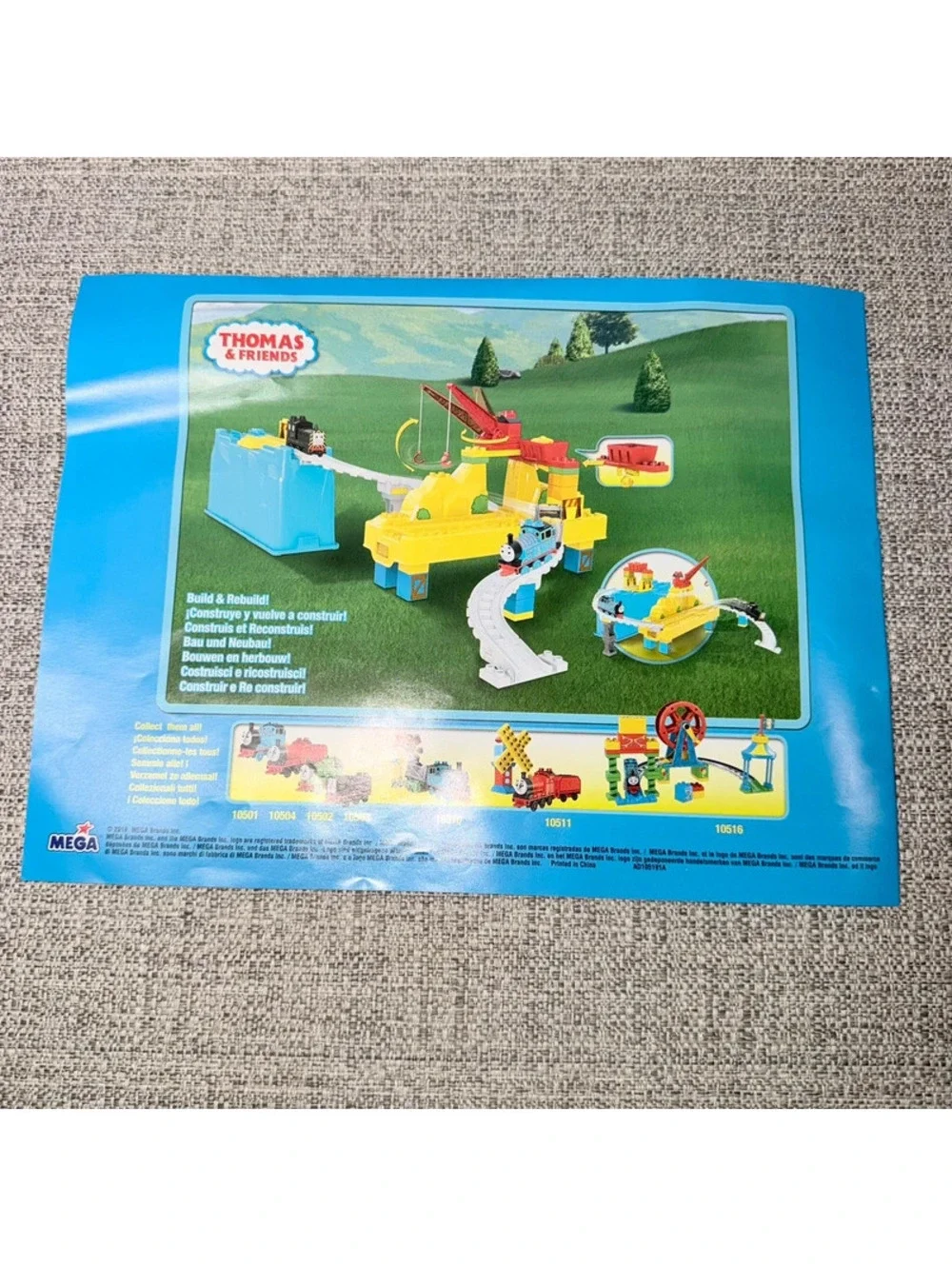 Mega Bloks Thomas & Friends 10519 Busy Day at the Quarry Collector Catalog Book
